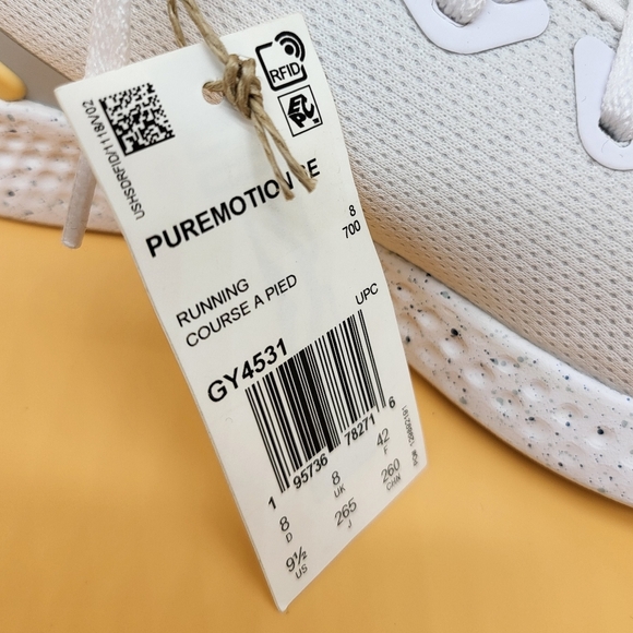 Adidas Woman's Puremotion SE 'White Gold Metallic' Running Shoes - Picture 6 of 6